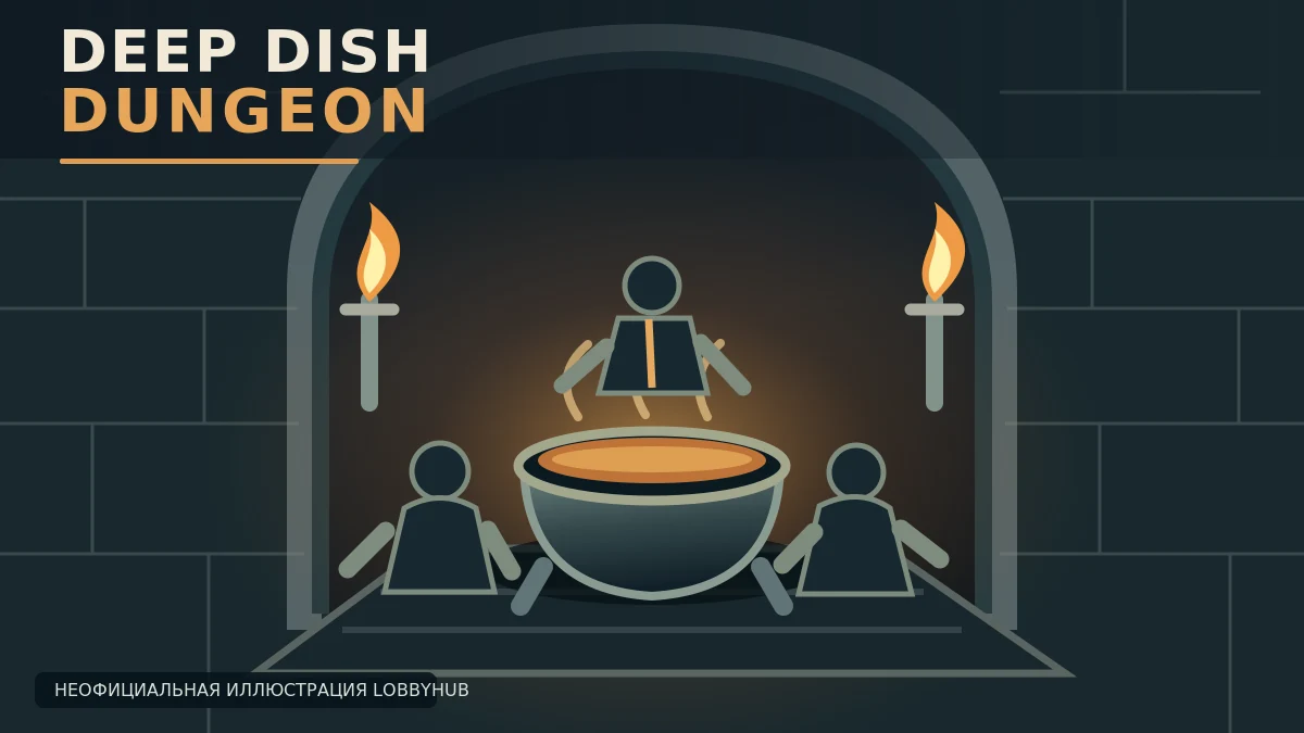 Deep Dish Dungeon: кооператив, сколько игроков, кроссплей и игра с друзьями