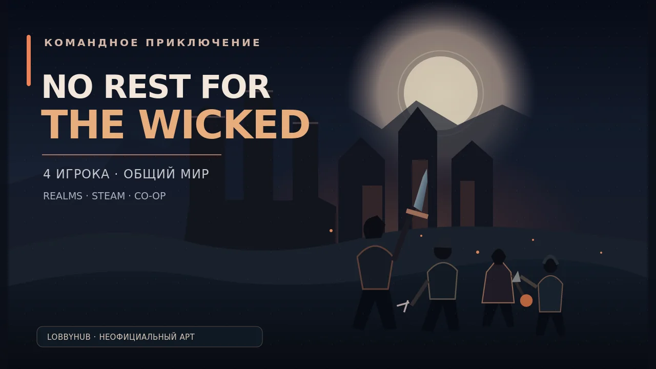 No Rest for the Wicked: кооператив до 4, Realms и игра с друзьями